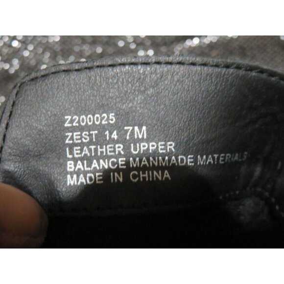 BOGO me Too! Zest Black Micro Suede Leather Ankle Booties Shoes size 7 - Picture 9 of 9